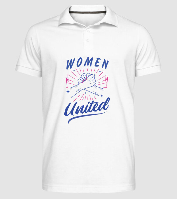 Women United tricou Ziua Femeii model alb pe tricou