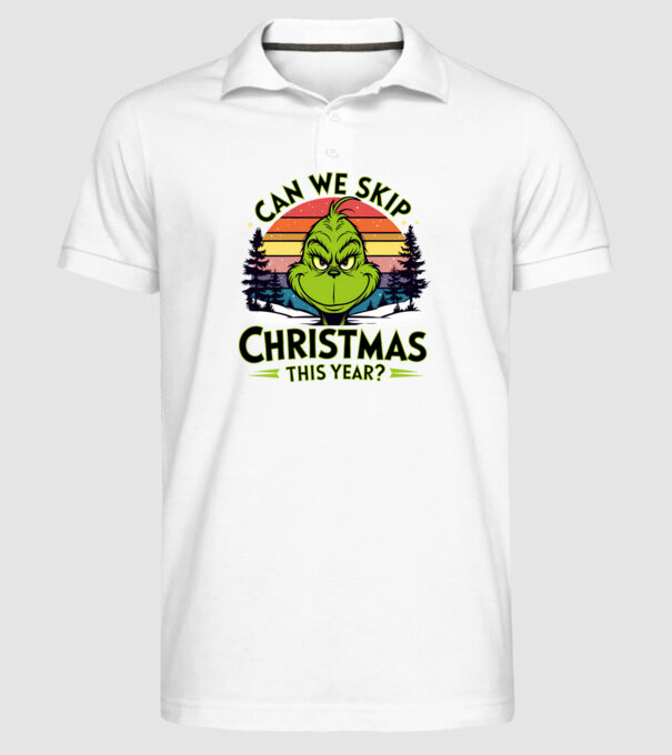 Can we skip christmas this year model alb pe tricou