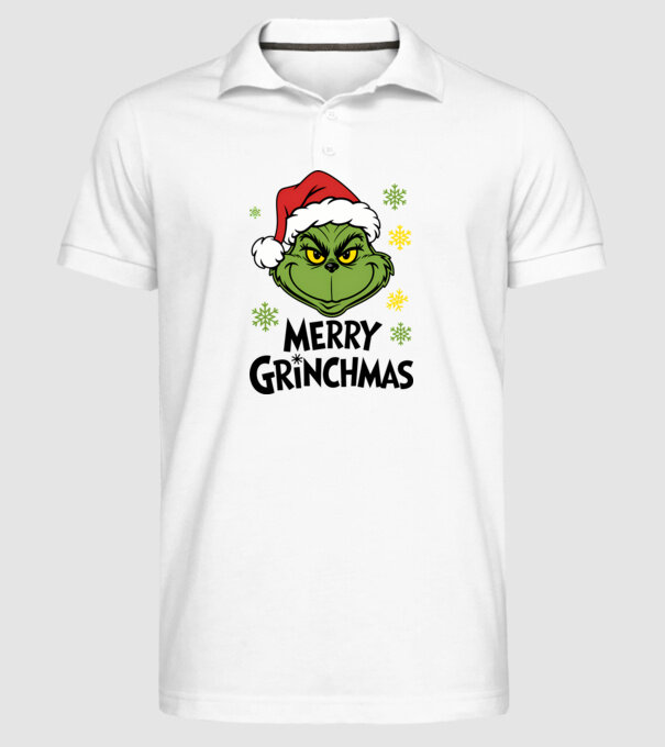 Merry Grinchmas Alb model alb pe tricou