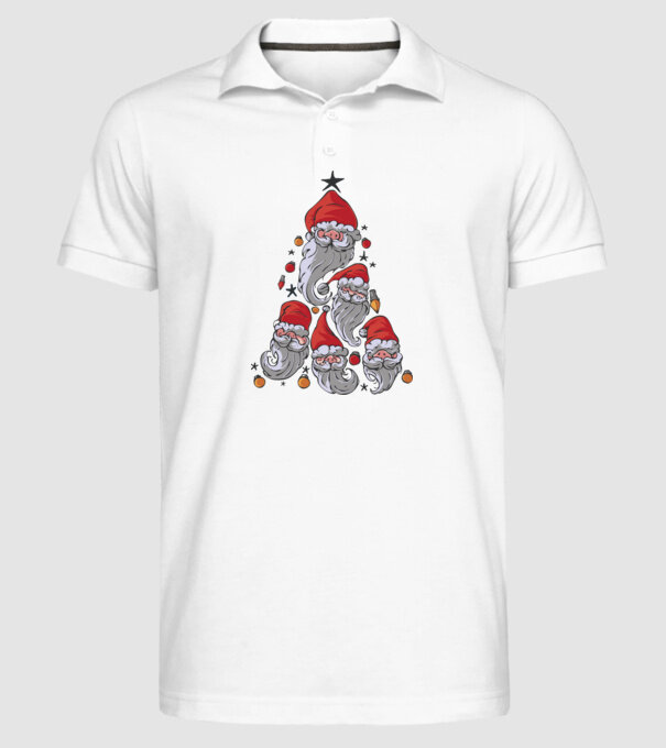 Pitici pentru pomul de Crăciun model alb pe tricou