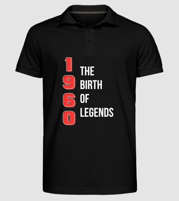 1960 the birth of legends model negru pe tricou
