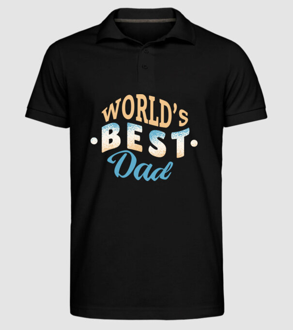 Cel mai bun Tătic din lume model negru pe tricou