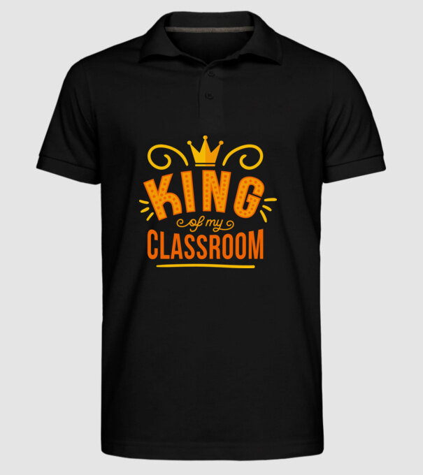Regele clasei model negru pe tricou