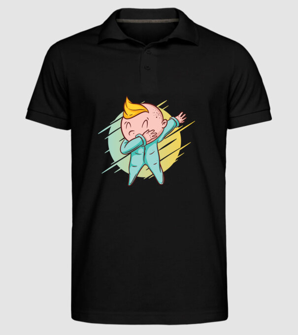 Bebe DAB model negru pe tricou