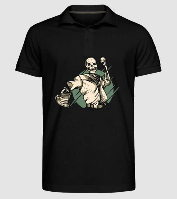 Schelet Baseball model negru pe tricou