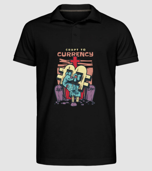 Cimitir Bitcoin model negru pe tricou