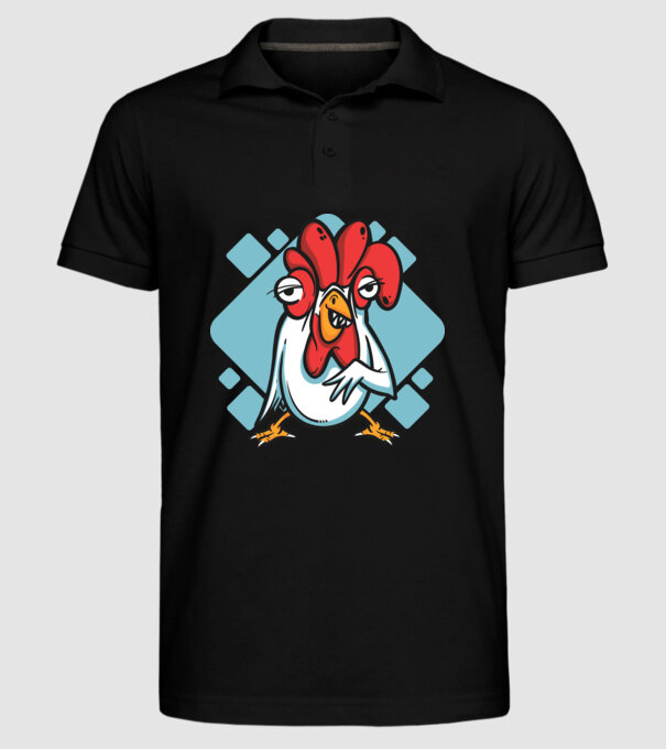 Pui model negru pe tricou