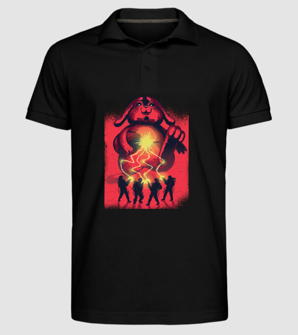 Easter Busters model negru pe tricou
