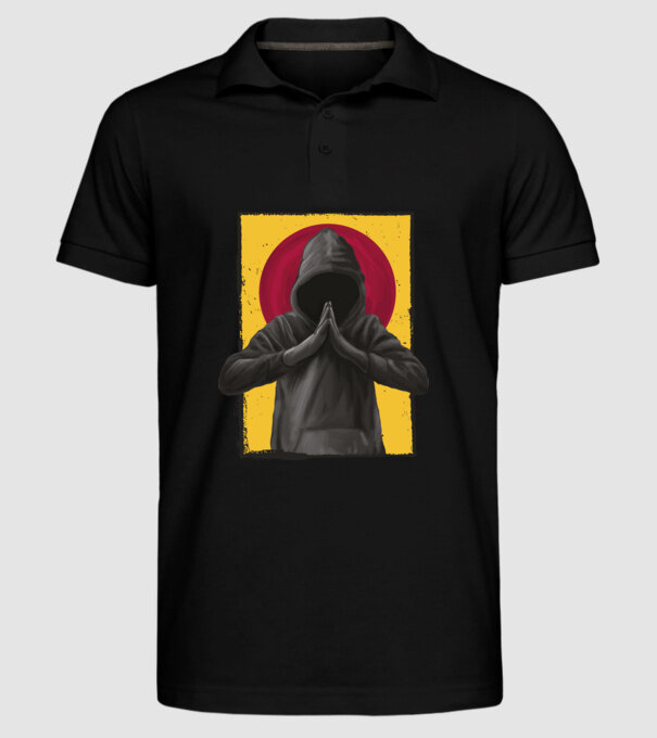 Rugăciune Hacker model negru pe tricou