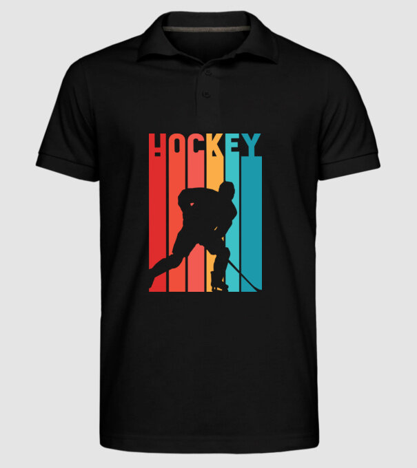 Hochei Retro model negru pe tricou