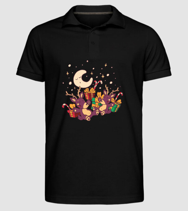 Cadouri de Crăciun model negru pe tricou