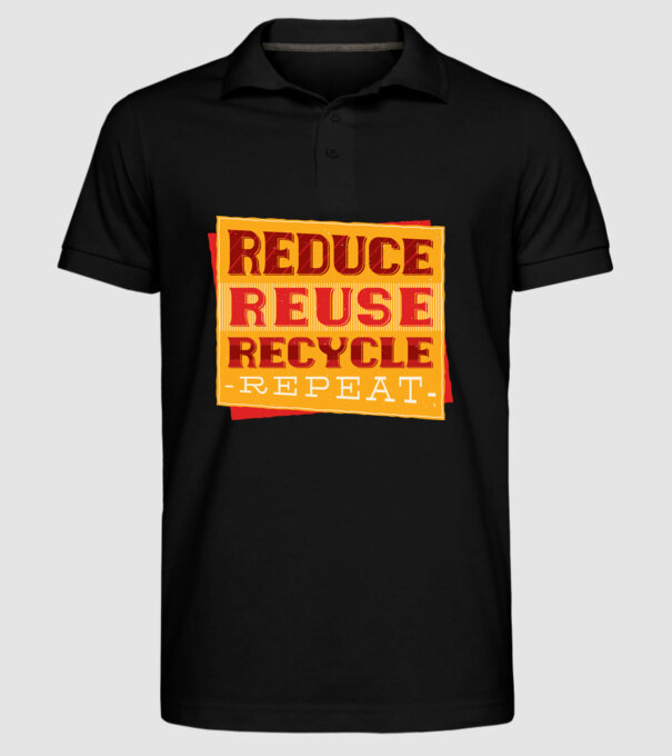 Protecția mediului model negru pe tricou