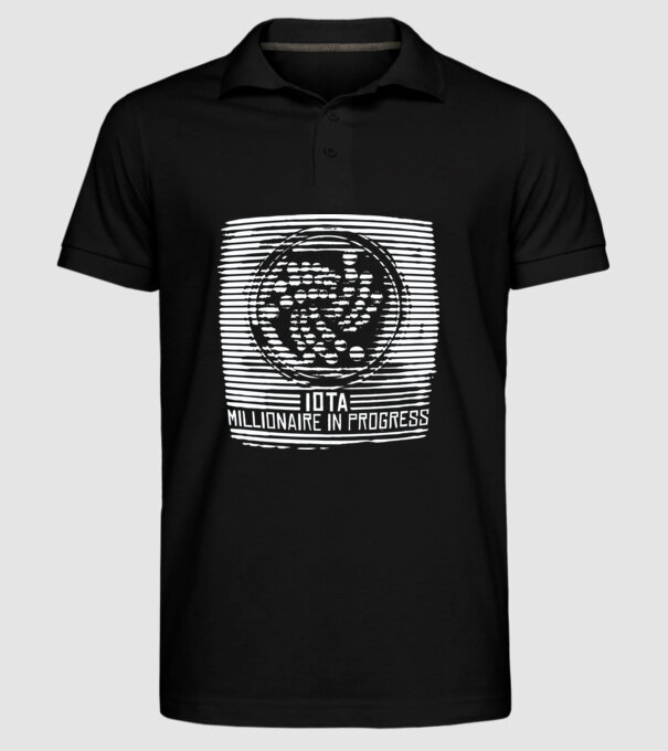 Criptomonedă Miliardar în curs de încărcare model negru pe tricou