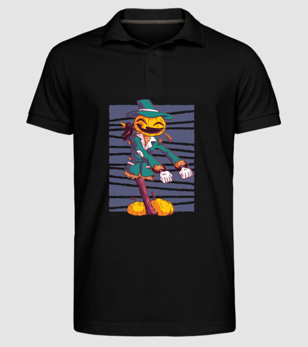Sperietoare Halloween model negru pe tricou
