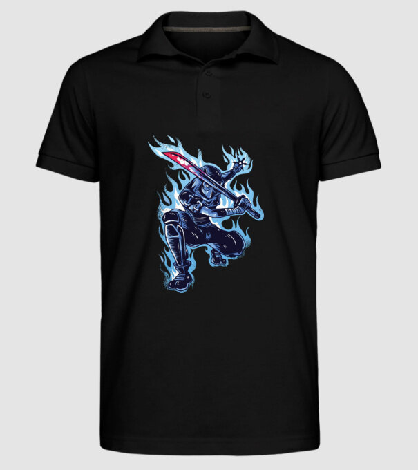 Ninja Sub Zero model negru pe tricou