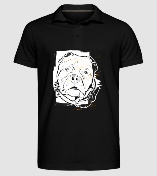 Cap Pitbull model negru pe tricou