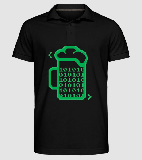 Bere Programator model negru pe tricou