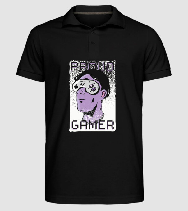 Ochelarii VR Proud Gamer model negru pe tricou