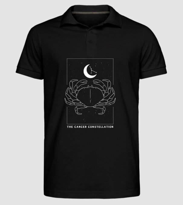 The Cancer Constellation model negru pe tricou