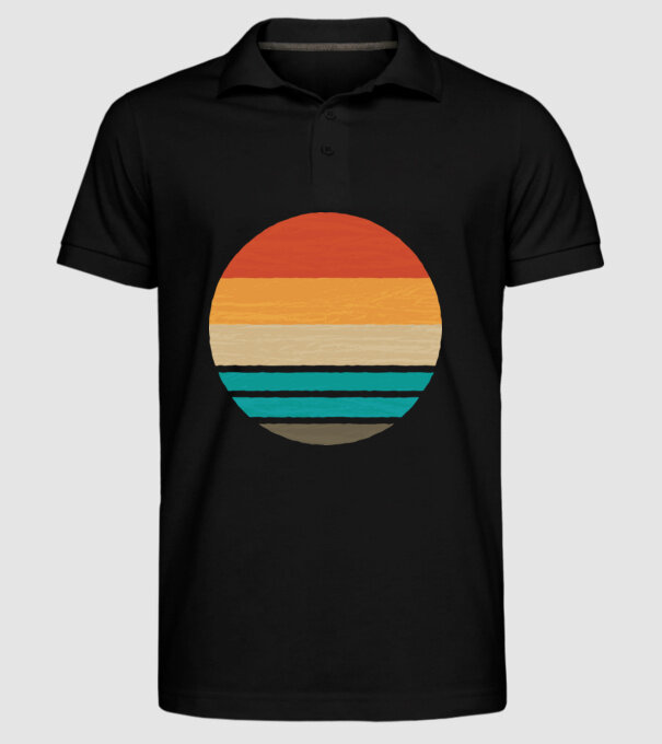 Fond Retro model negru pe tricou