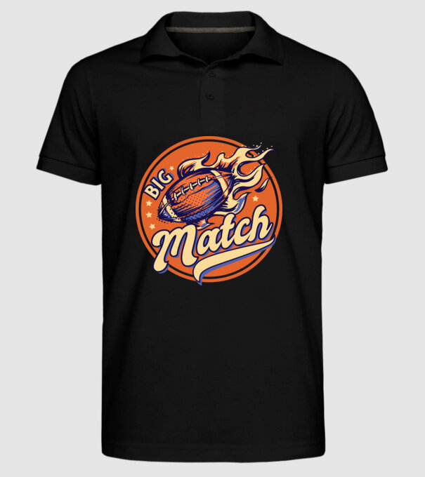 Superbowl meci de fotbal american model negru pe tricou