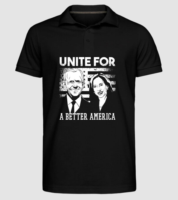 Unite for a better America - Biden Harris model negru pe tricou
