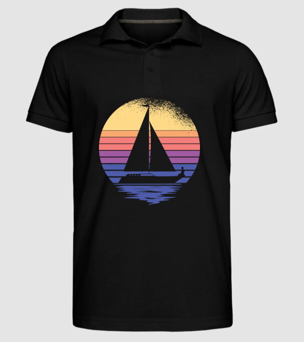 Navigație model negru pe tricou