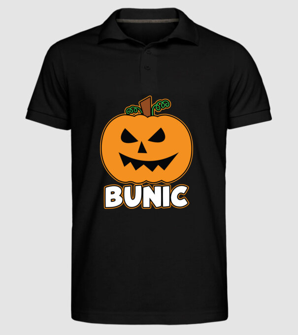 bunic model negru pe tricou