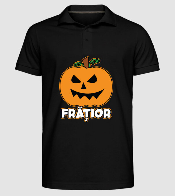 frățior model negru pe tricou