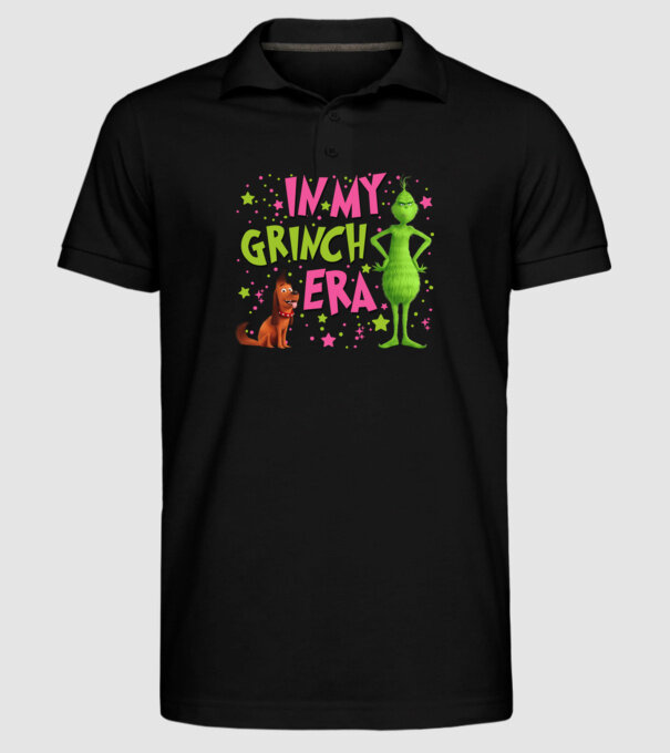 In my Grinch era model negru pe tricou