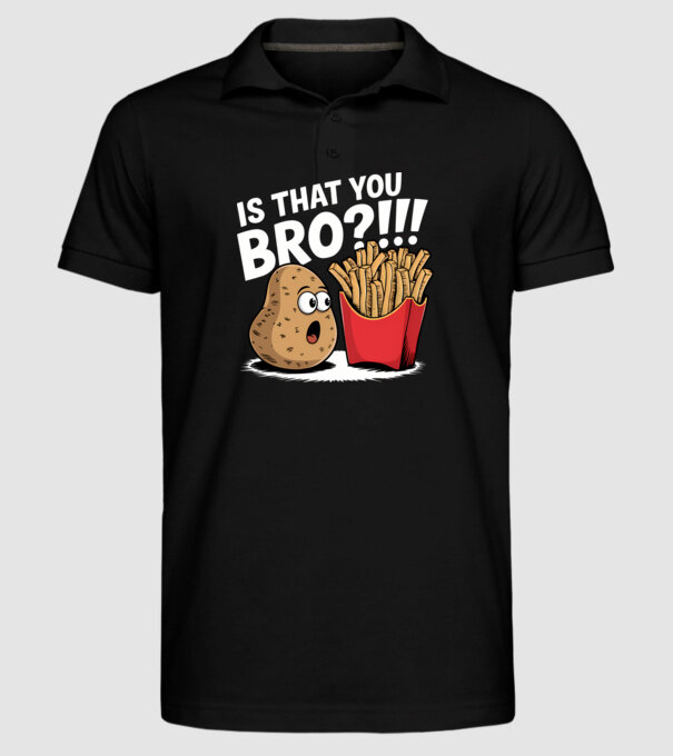 Is that you BRO?!! Negru model negru pe tricou