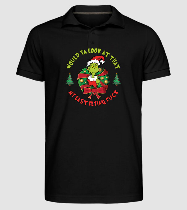 Would ya look at that - Grinch model negru pe tricou