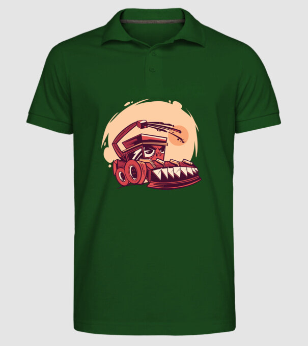 Secerătoare model verde închis pe tricou