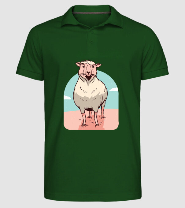Miel Șobolan model verde închis pe tricou