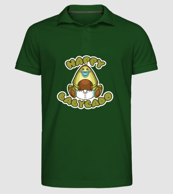 Avocado bebe model verde închis pe tricou