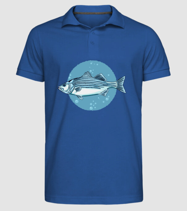 Biban de mare model albastru regal pe tricou