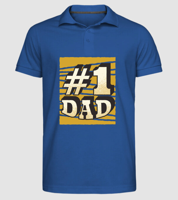 Tata 01 model albastru regal pe tricou