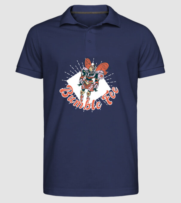 Bumble Fee - Zâna Robot model albastru închis pe tricou