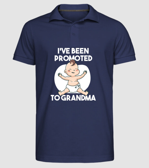 Am devenit bunică model albastru închis pe tricou