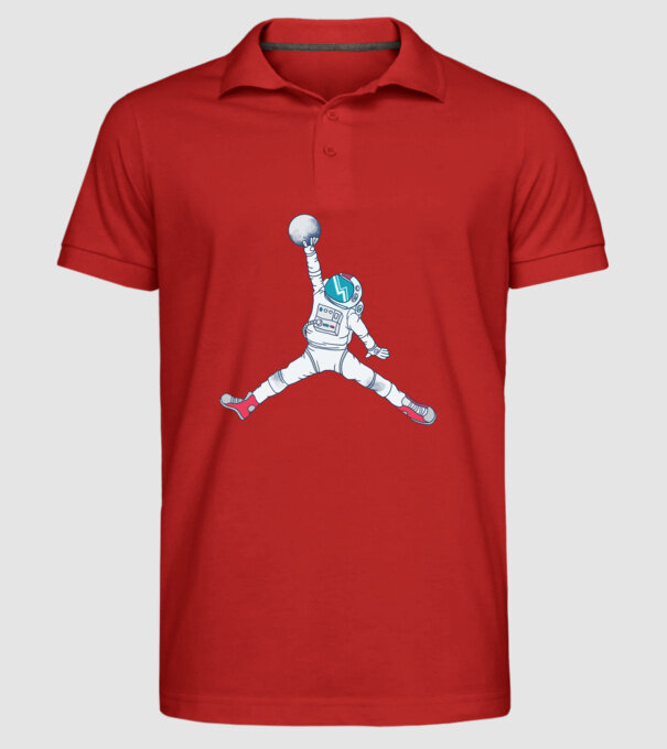 Air Astronaut tricou astronaut model roșu pe tricou