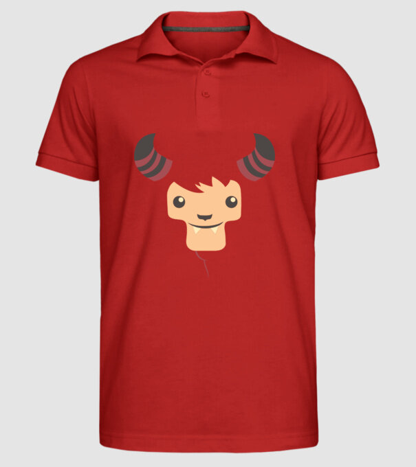 Goat Halloween model roșu pe tricou