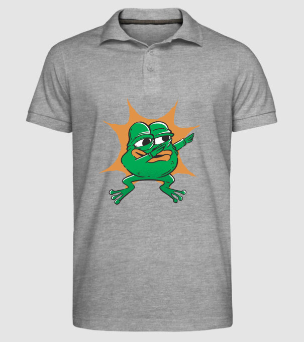 Broască DAB model gri pe tricou