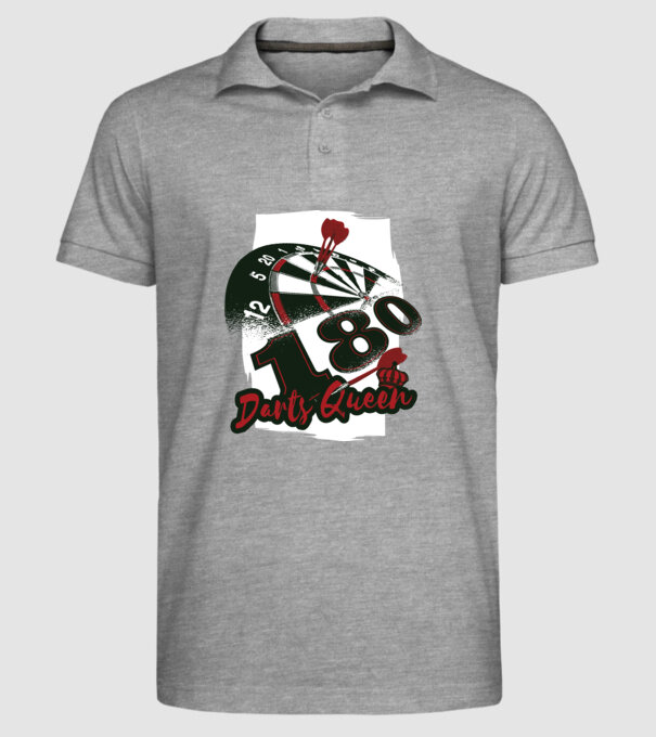 Regina Darts model gri pe tricou