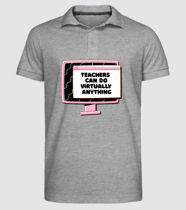 Home Office Pentru profesori model gri pe tricou