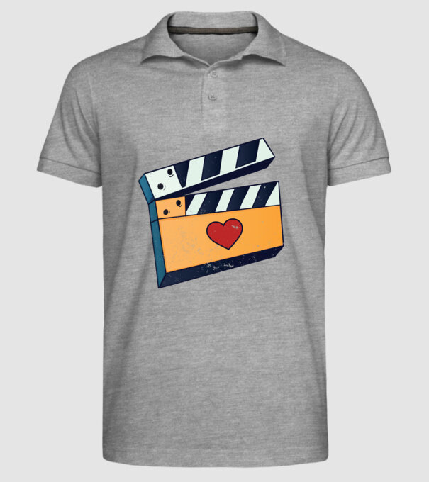 Cinema Film model gri pe tricou