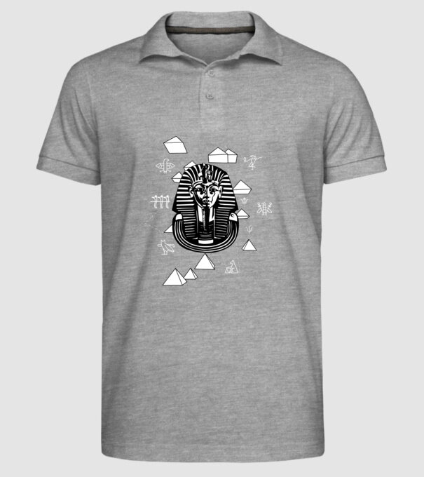 Egiptul Antic Faraon model gri pe tricou