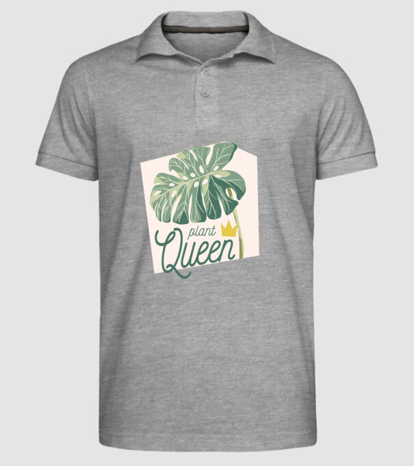 Plant Queen model gri pe tricou