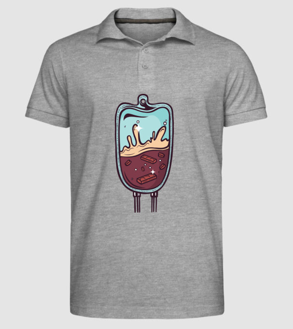Porter Infuzie model gri pe tricou