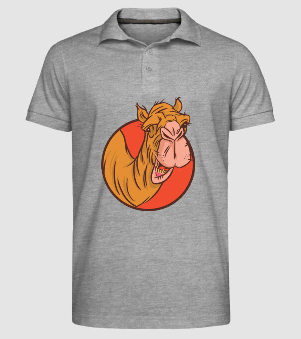 Cămilă model gri pe tricou