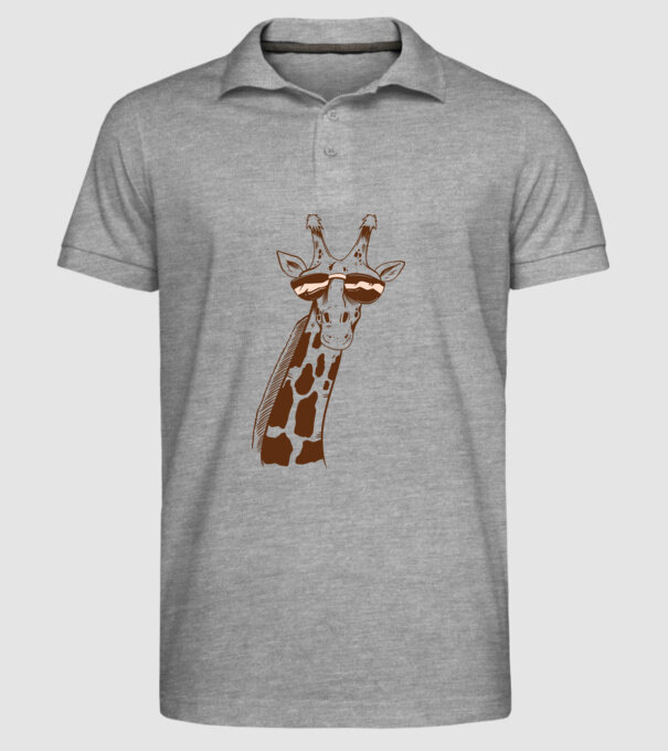 Cap Girafă model gri pe tricou